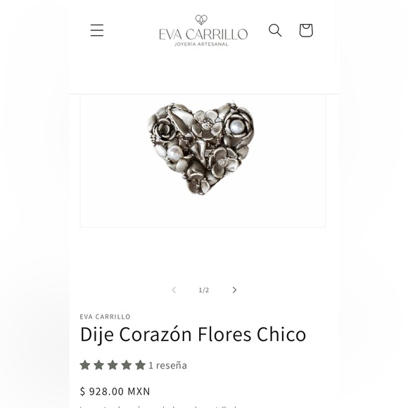 Eva Carrillo Artisan Jewelry Set NEW - Picture 5 of 6